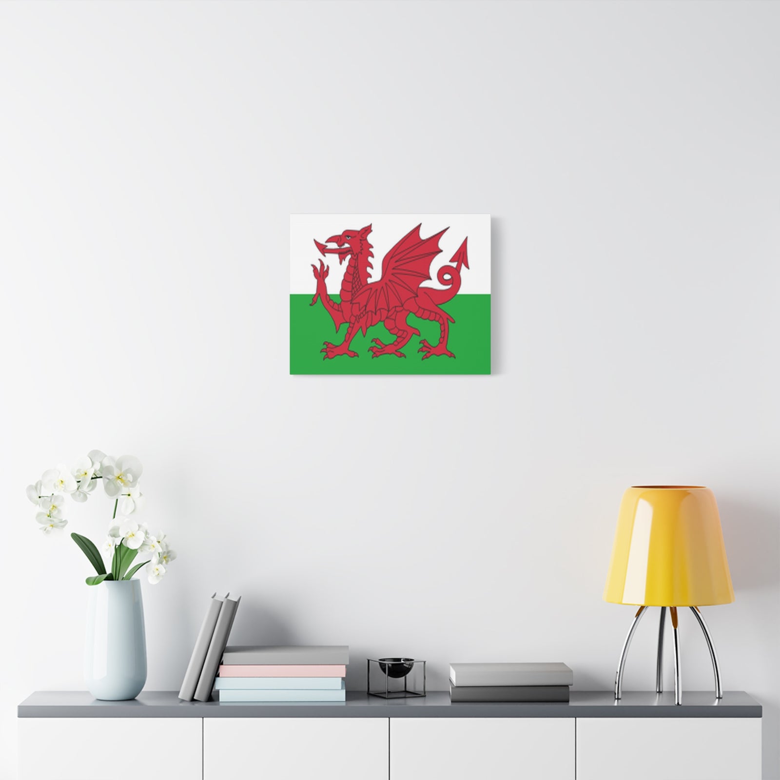 Wales Country Flag Canvas Vibrant Wall Art Unframed Home Decor-Express Your Love Gifts