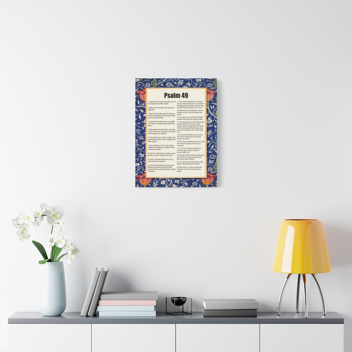 Scripture Walls Riches Will Not Last Psalm 49:17 Christian Wall Art Bible Verse Print Ready to Hang-Express Your Love Gifts