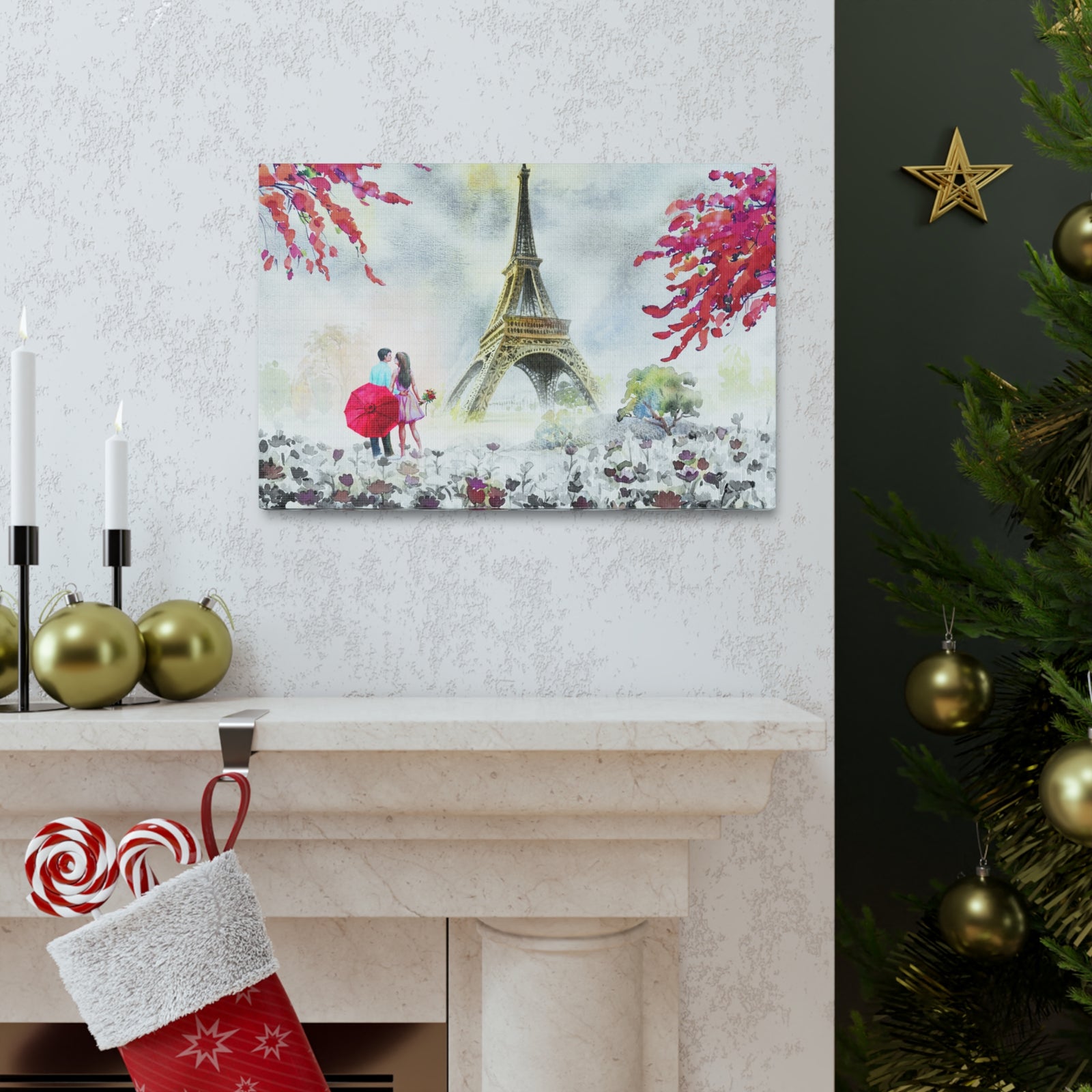Paris European City Landscape France Canvas Artwork High-Quality Breathtaking French City for Home Decor Ready to Hang-Express Your Love Gifts