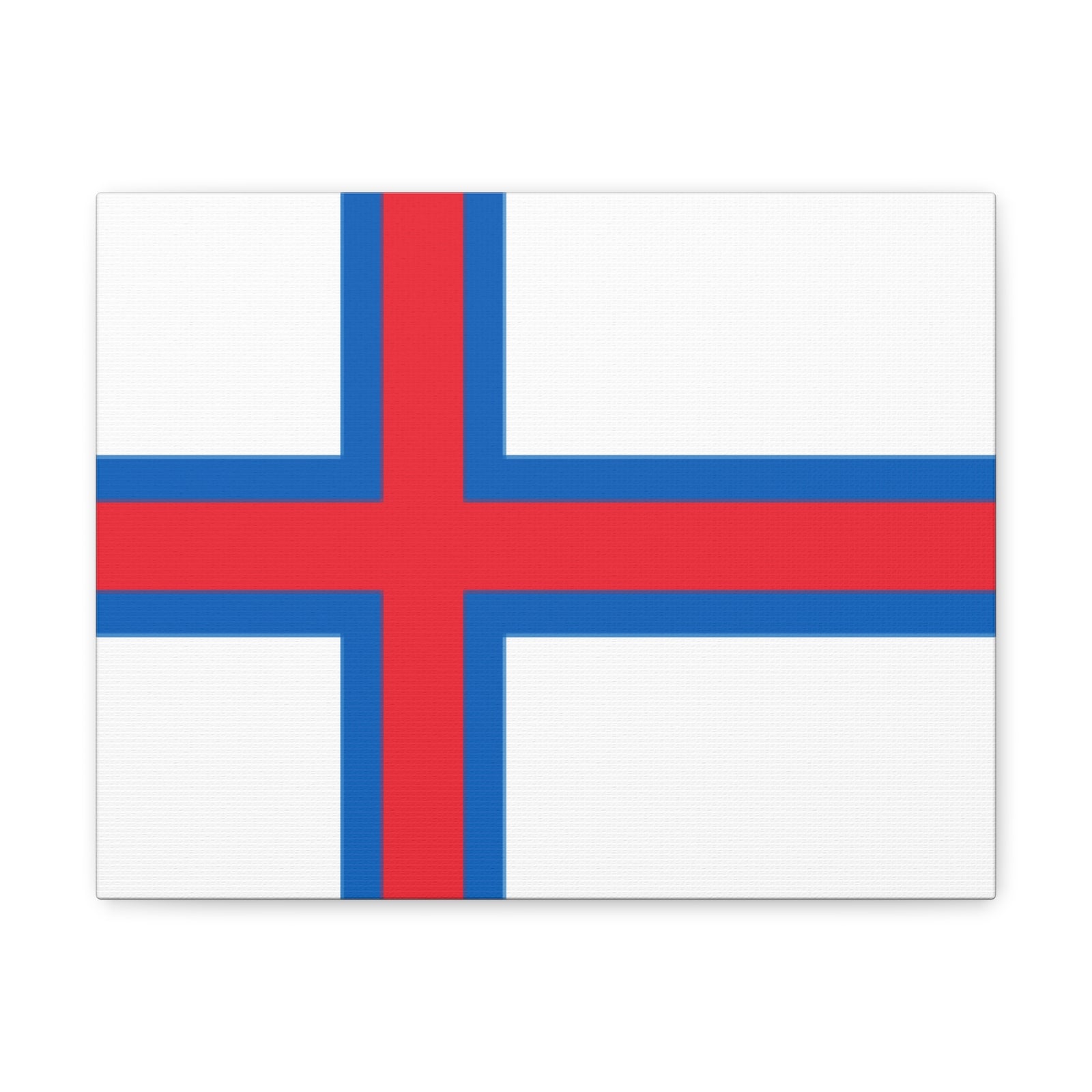 Faroe Islands Country Flag Canvas Vibrant Wall Art Unframed Home Decor-Express Your Love Gifts