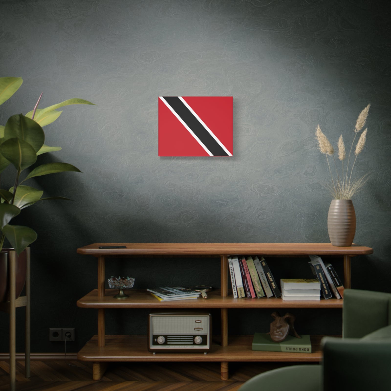 Trinidad and Tobago Country Flag Canvas Vibrant Wall Art Unframed Home Decor-Express Your Love Gifts