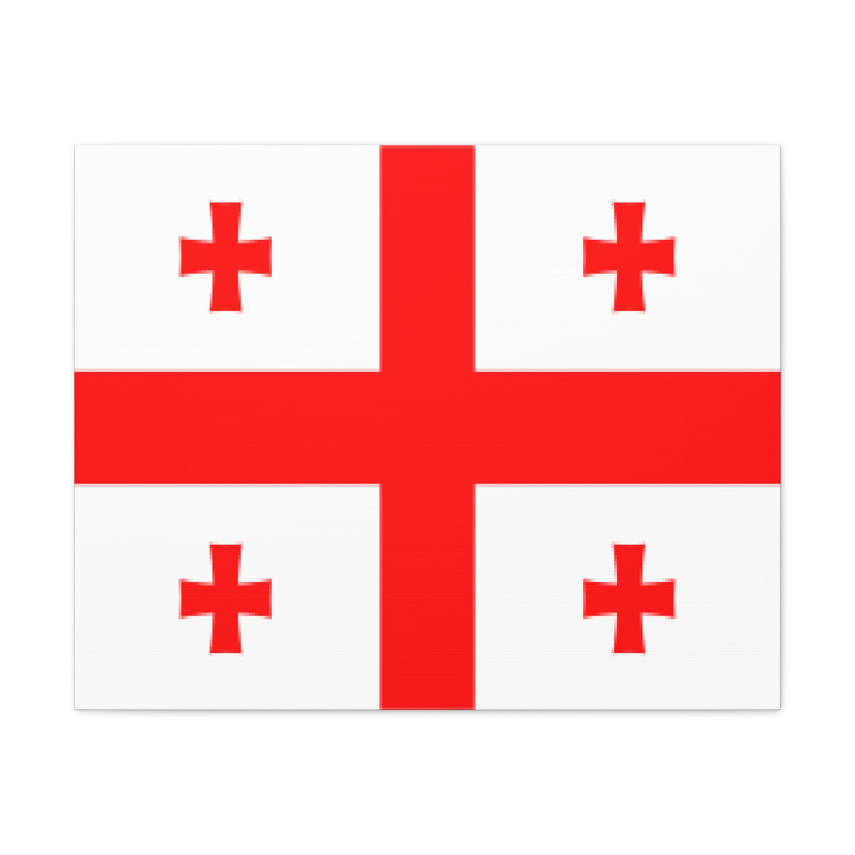 Georgia Country Flag Canvas Vibrant Wall Art Unframed Home Decor-Express Your Love Gifts