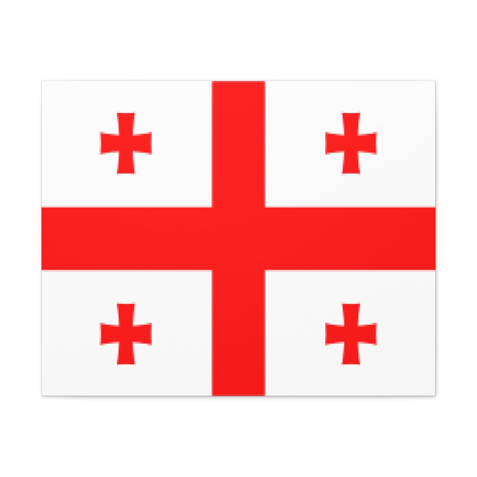 Georgia Country Flag Canvas Vibrant Wall Art Unframed Home Decor-Express Your Love Gifts