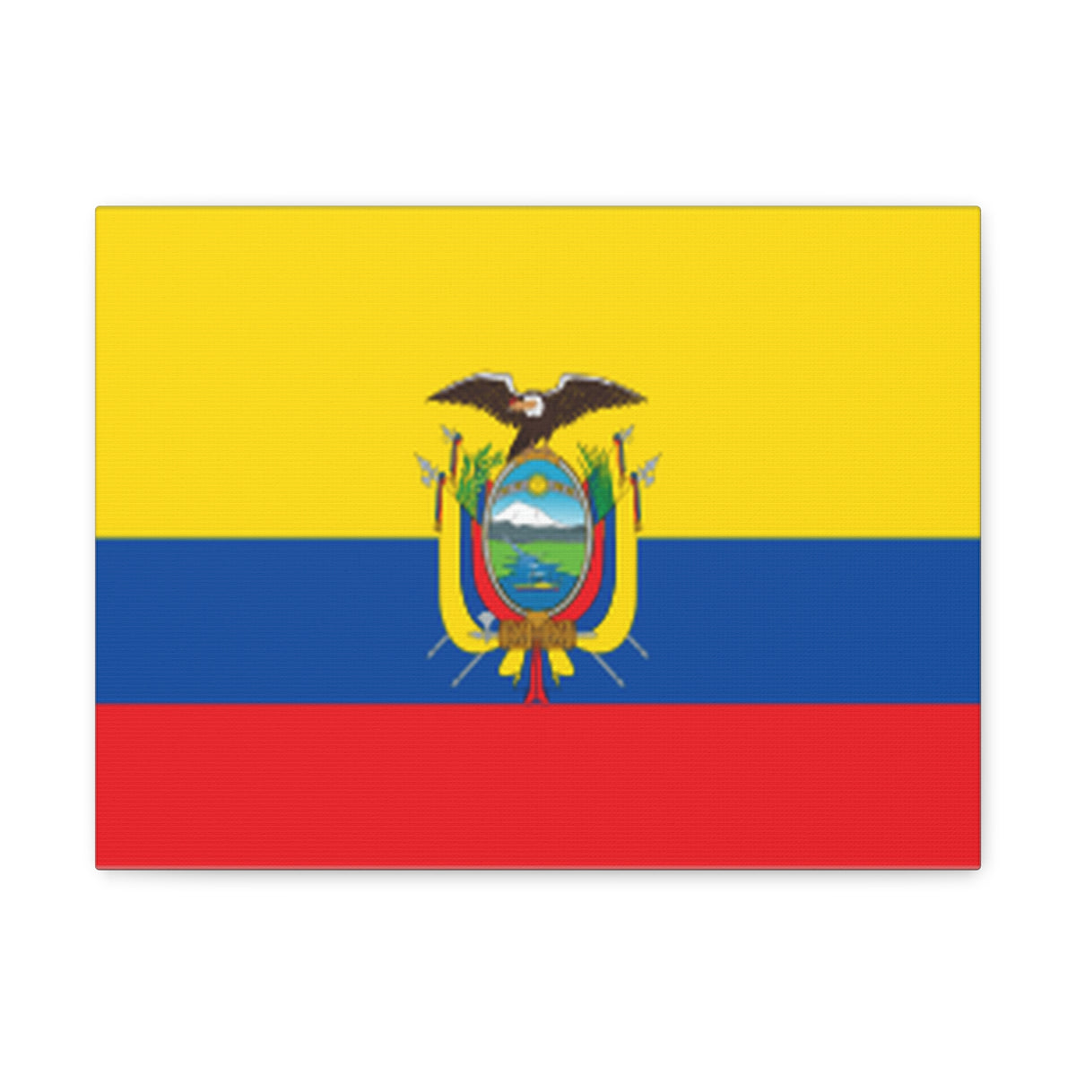 Ecuador Country Flag Canvas Vibrant Wall Art Unframed Home Decor-Express Your Love Gifts