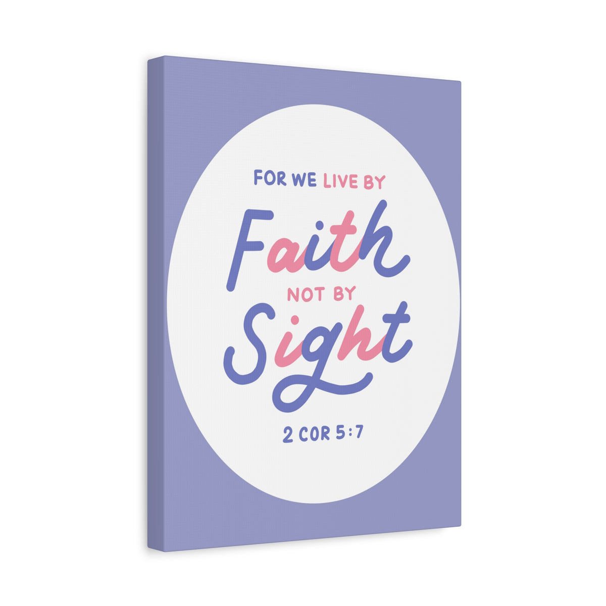 Scripture Walls Faith Not By Sight 2 Corinthians 5:7 Bible Verse Canvas Christian Wall Art Ready To Hang