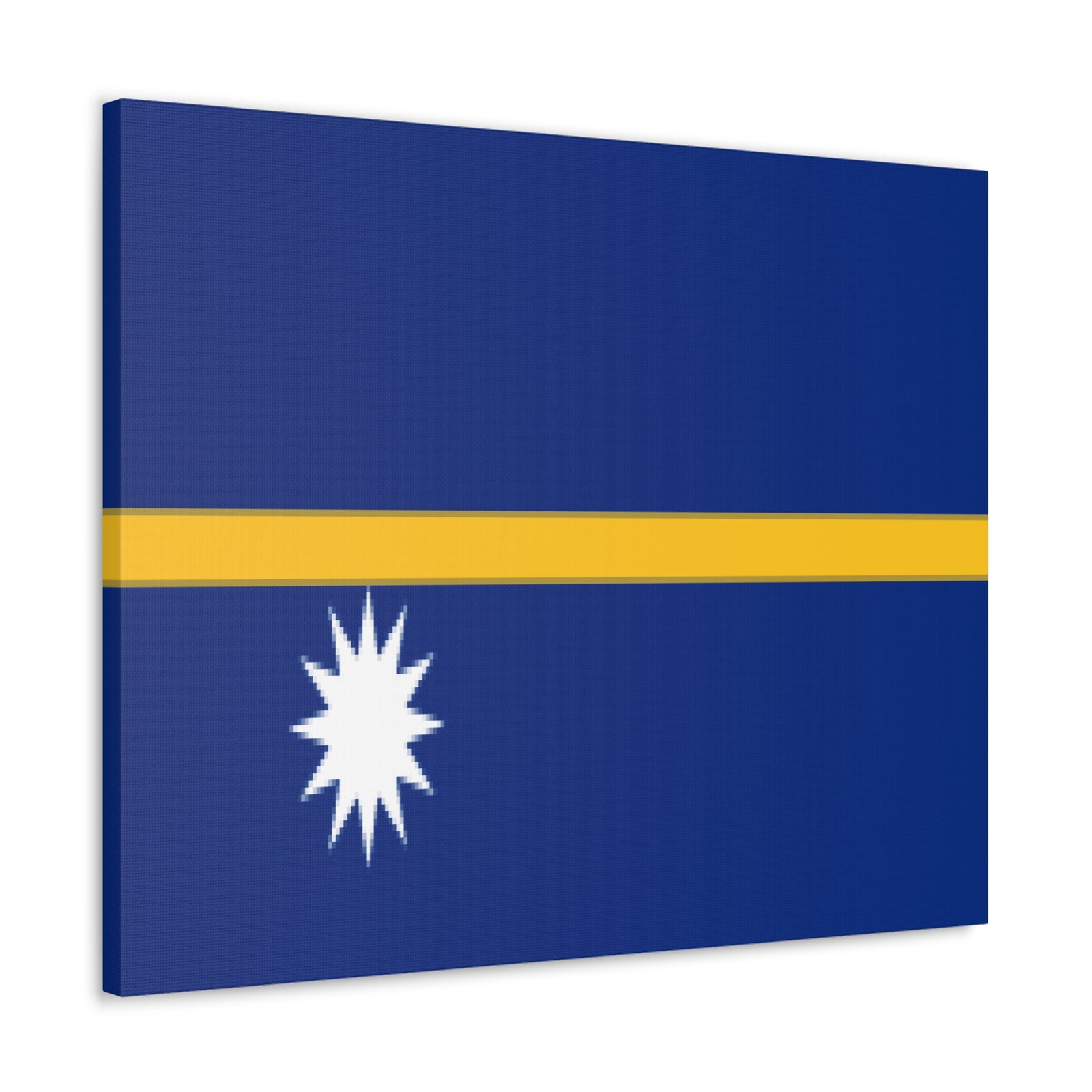 Nauru Country Flag Canvas Vibrant Wall Art Unframed Home Decor-Express Your Love Gifts