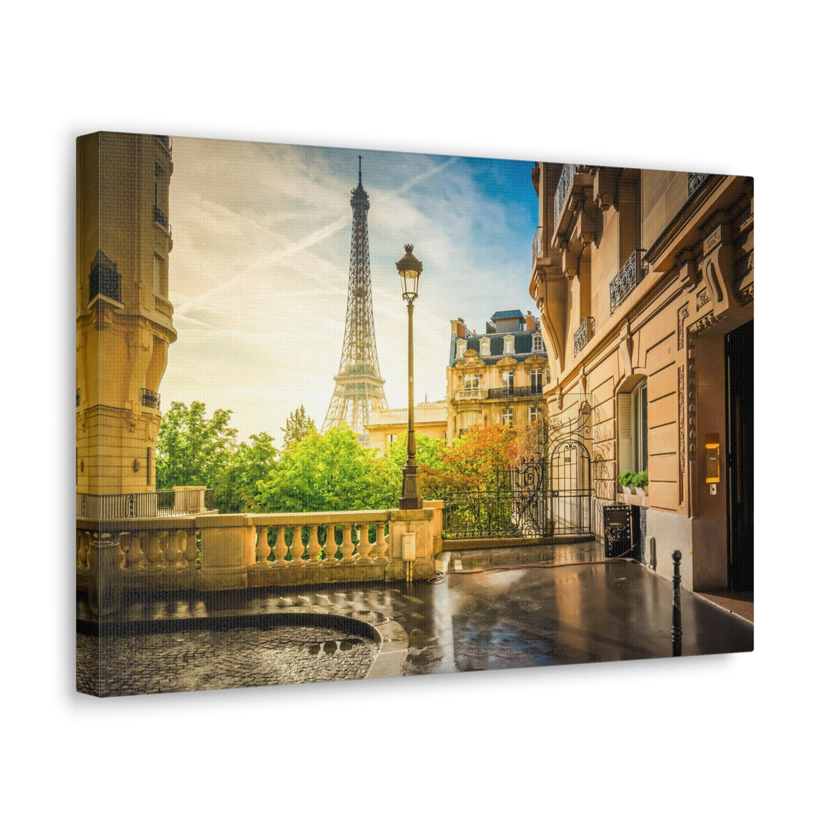 Paris Street View France Canvas Artwork High-Quality Breathtaking French City for Home Decor Ready to Hang-Express Your Love Gifts