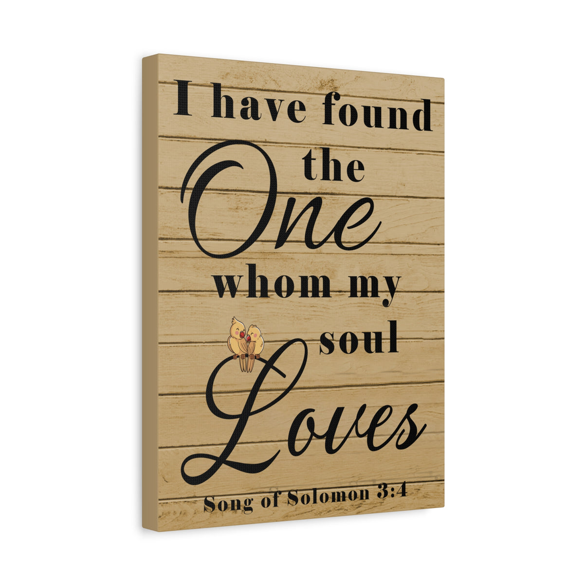 Scripture Walls Song of Solomon 3:4 Wood Christian Wall Art Print Ready to Hang Unframed-Express Your Love Gifts