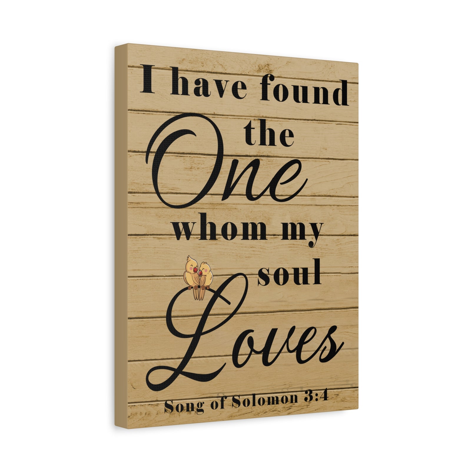 Scripture Walls Song of Solomon 3:4 Wood Christian Wall Art Print Ready to Hang Unframed-Express Your Love Gifts