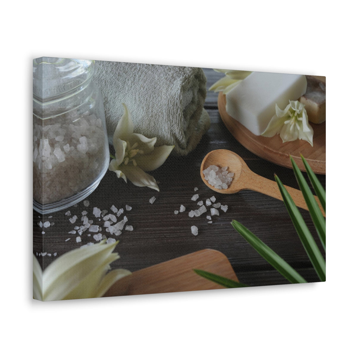 Natural Handmade Soap Forest Floral Nature Photography Canvas Wall Art for Home Decor Ready-to-Hang-Express Your Love Gifts