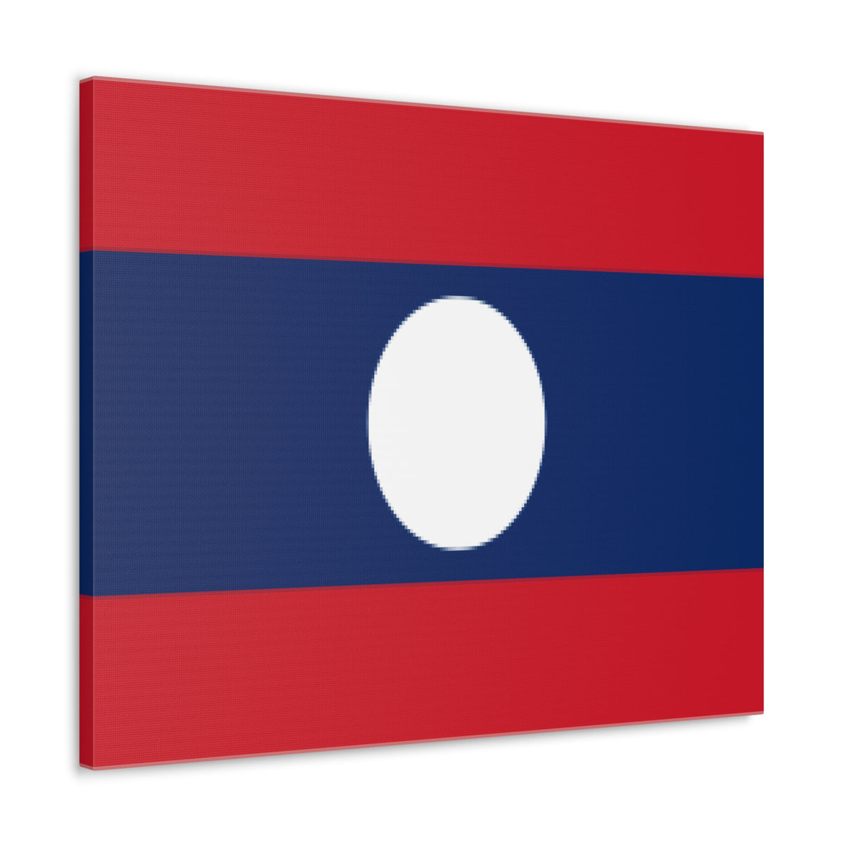 Laos Country Flag Canvas Vibrant Wall Art Unframed Home Decor-Express Your Love Gifts