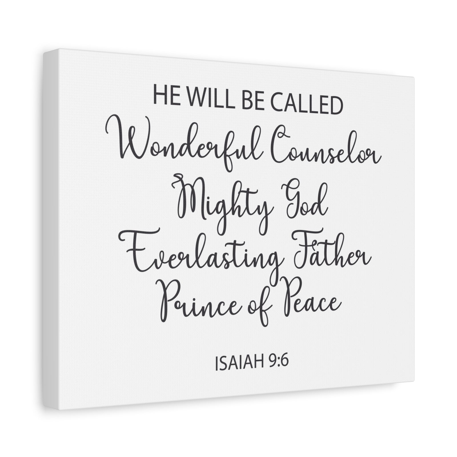 Scripture Walls Prince Of Peace Isaiah 9:6 Bible Verse Canvas Christian Wall Art Ready To Hang-Express Your Love Gifts