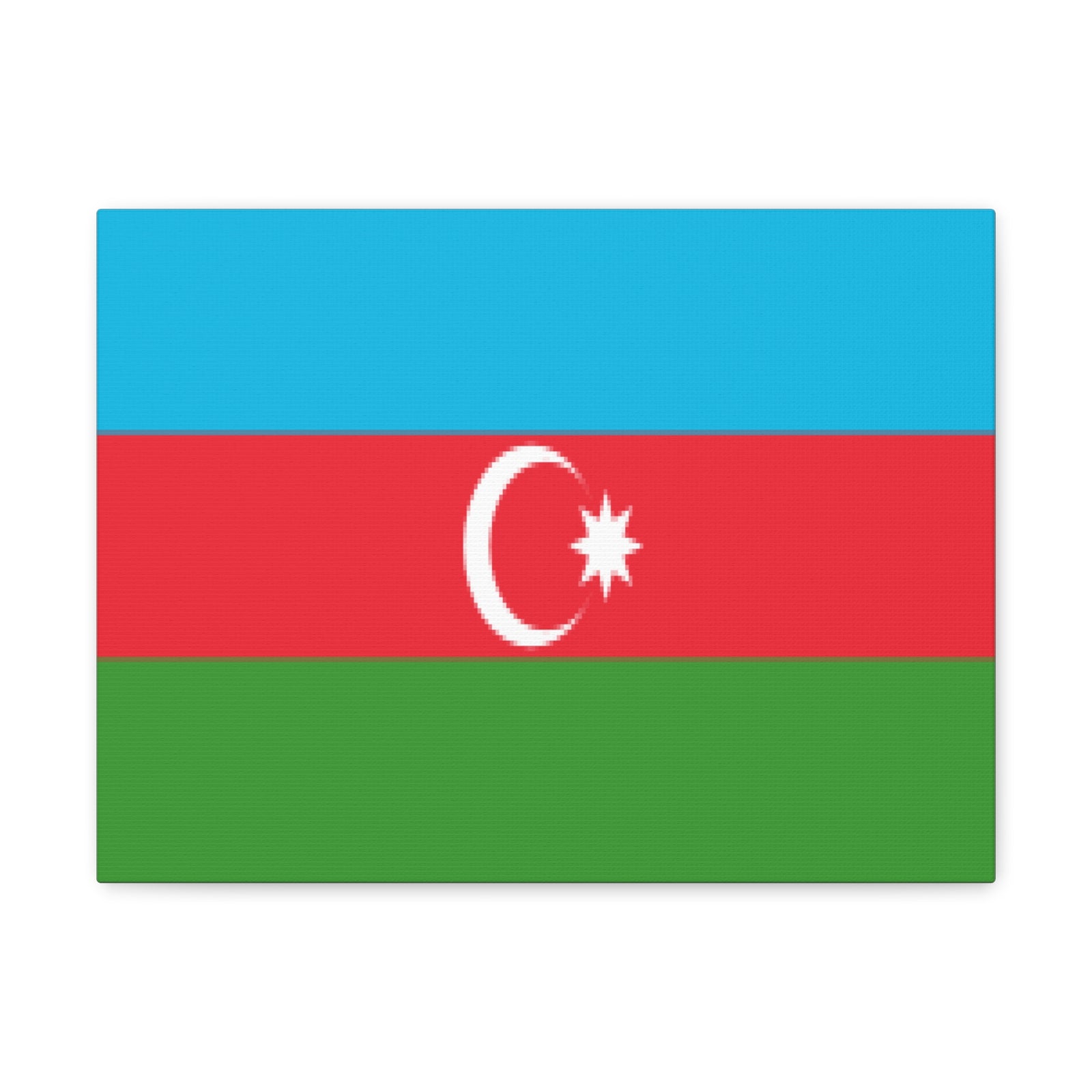 Azerbaijan Country Flag Canvas Vibrant Wall Art Unframed Home Decor-Express Your Love Gifts