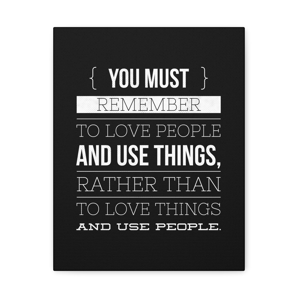 Inspirational Wall Art Remember To Love People Motivation Wall Decor for Home Office Gym Inspiring Success Quote Print Ready to Hang-Express Your Love Gifts