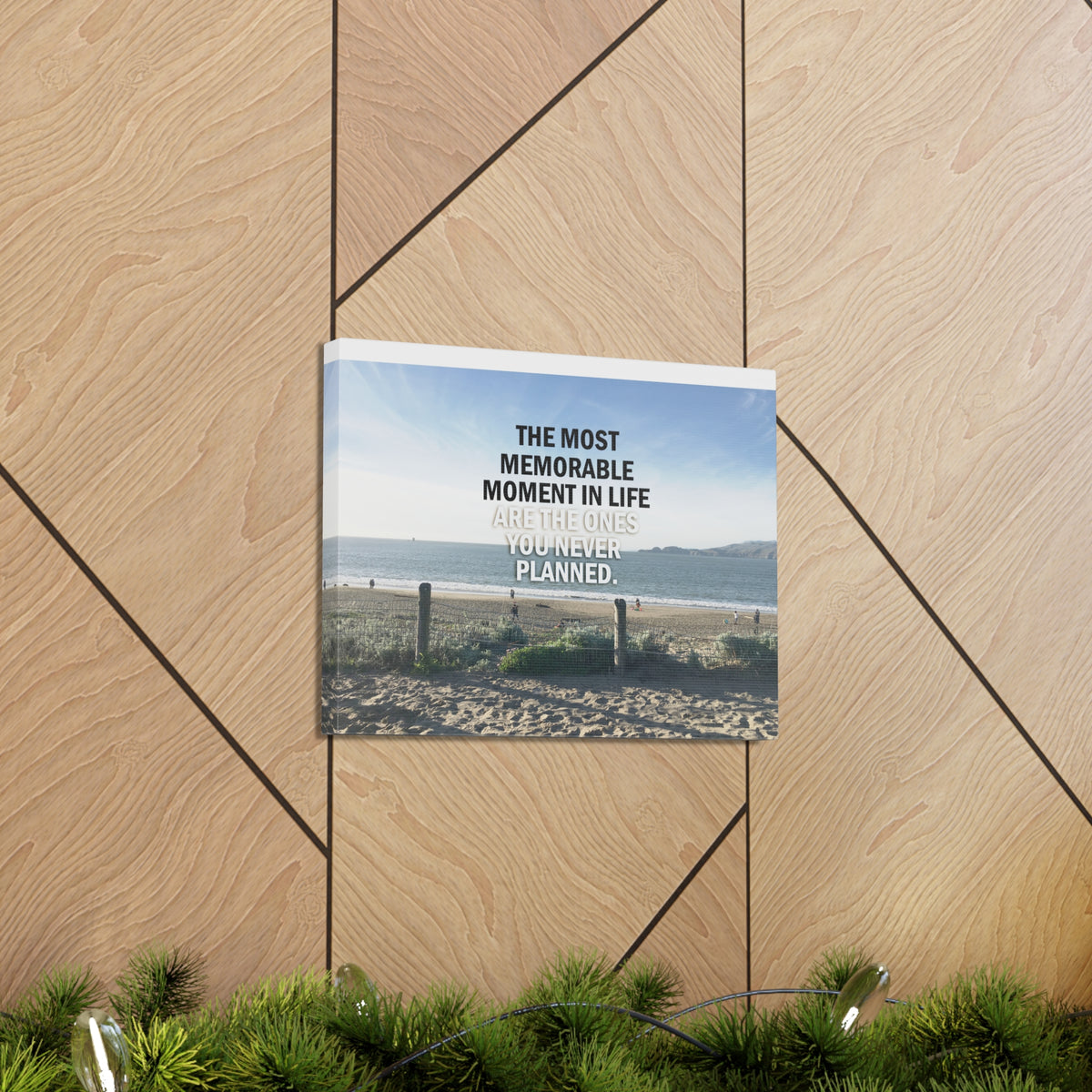 Inspirational Quote Canvas The Most Memorable Motivational Print Ready to Hang Artwork-Express Your Love Gifts