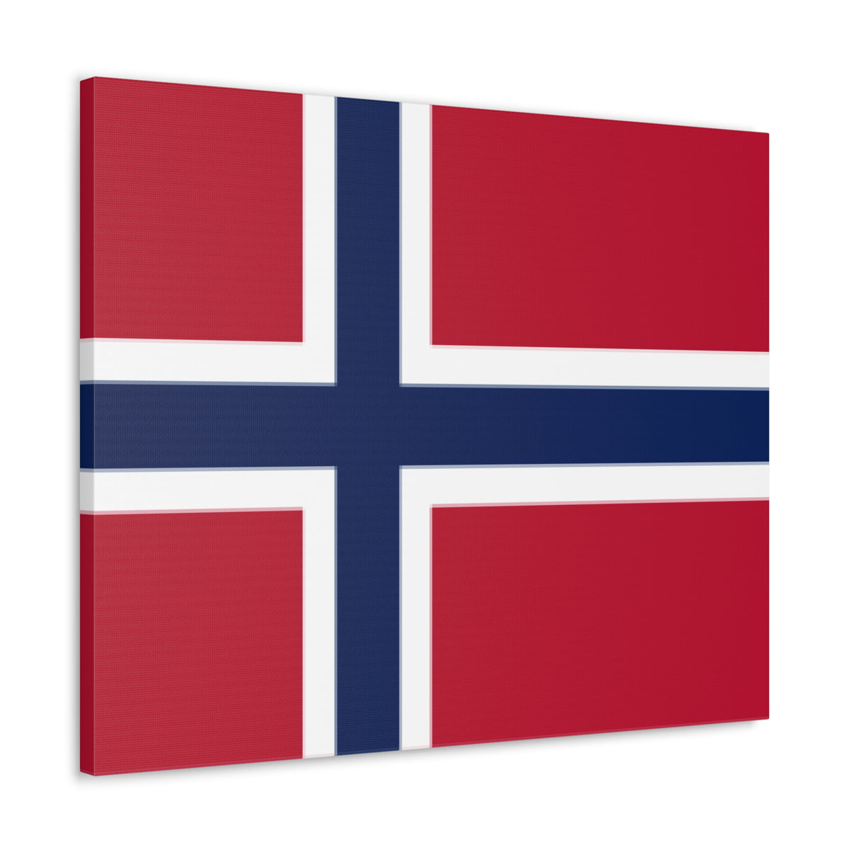 Svalbard and Jan Mayen Country Flag Canvas Vibrant Wall Art Unframed Home Decor-Express Your Love Gifts