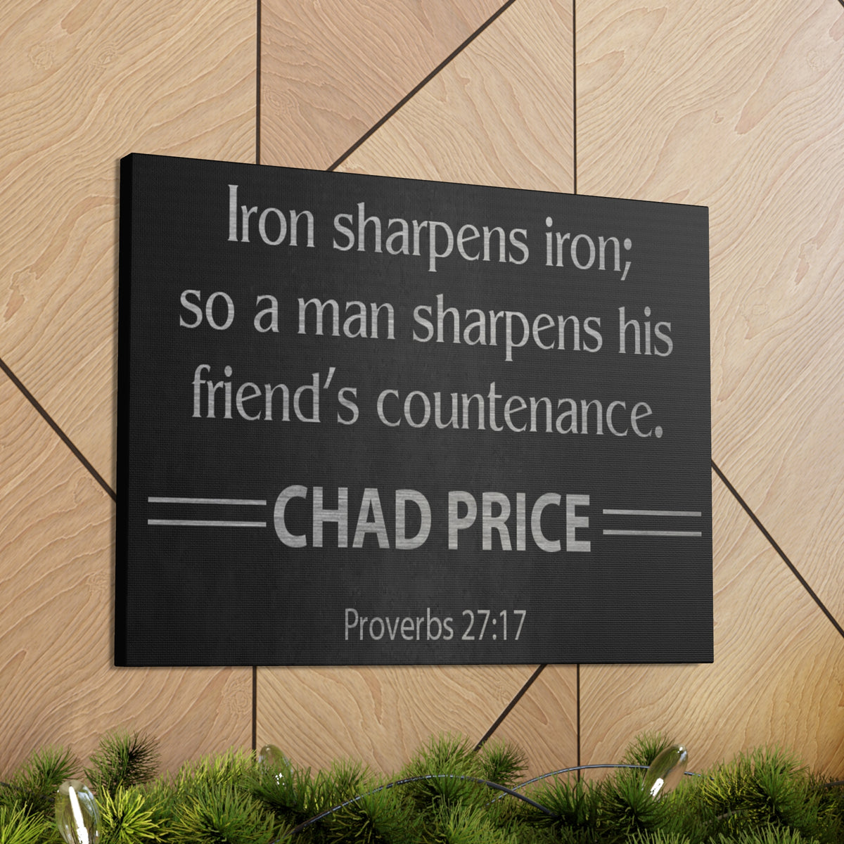 Personalized Proverbs 27:17-Express Your Love Gifts
