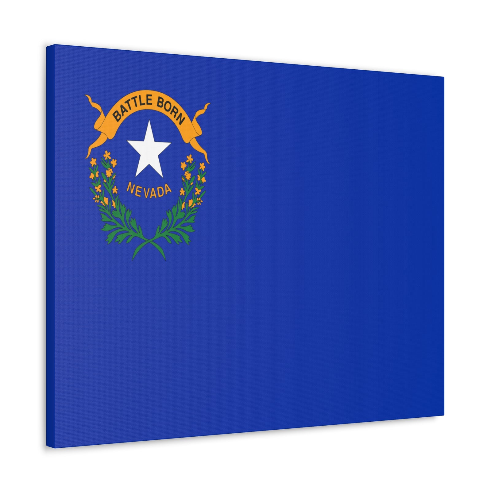 Nevada Stage Flag Canvas Vibrant Wall Art Unframed Home Decor-Express Your Love Gifts