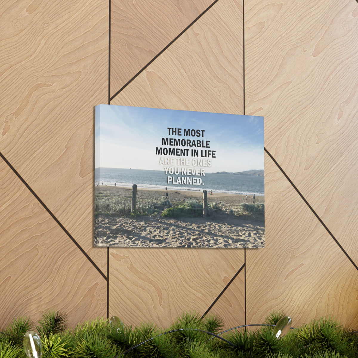 Inspirational Quote Canvas The Most Memorable Motivational Print Ready to Hang Artwork-Express Your Love Gifts