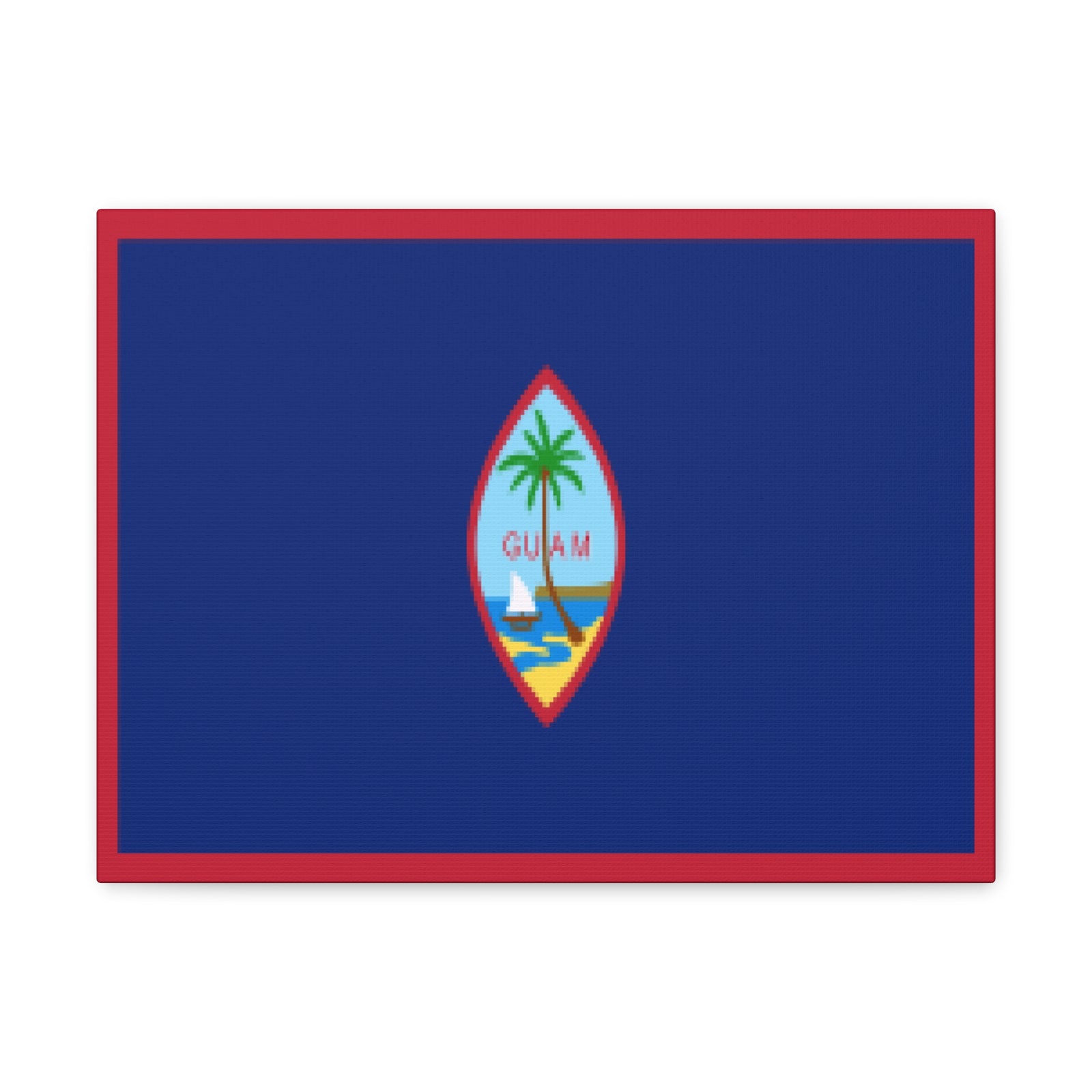 Guam Country Flag Canvas Vibrant Wall Art Unframed Home Decor-Express Your Love Gifts