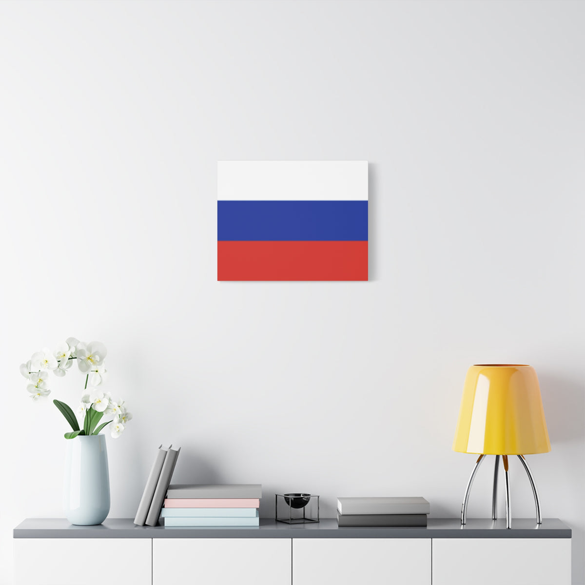 Russia Country Flag Canvas Vibrant Wall Art Unframed Home Decor-Express Your Love Gifts