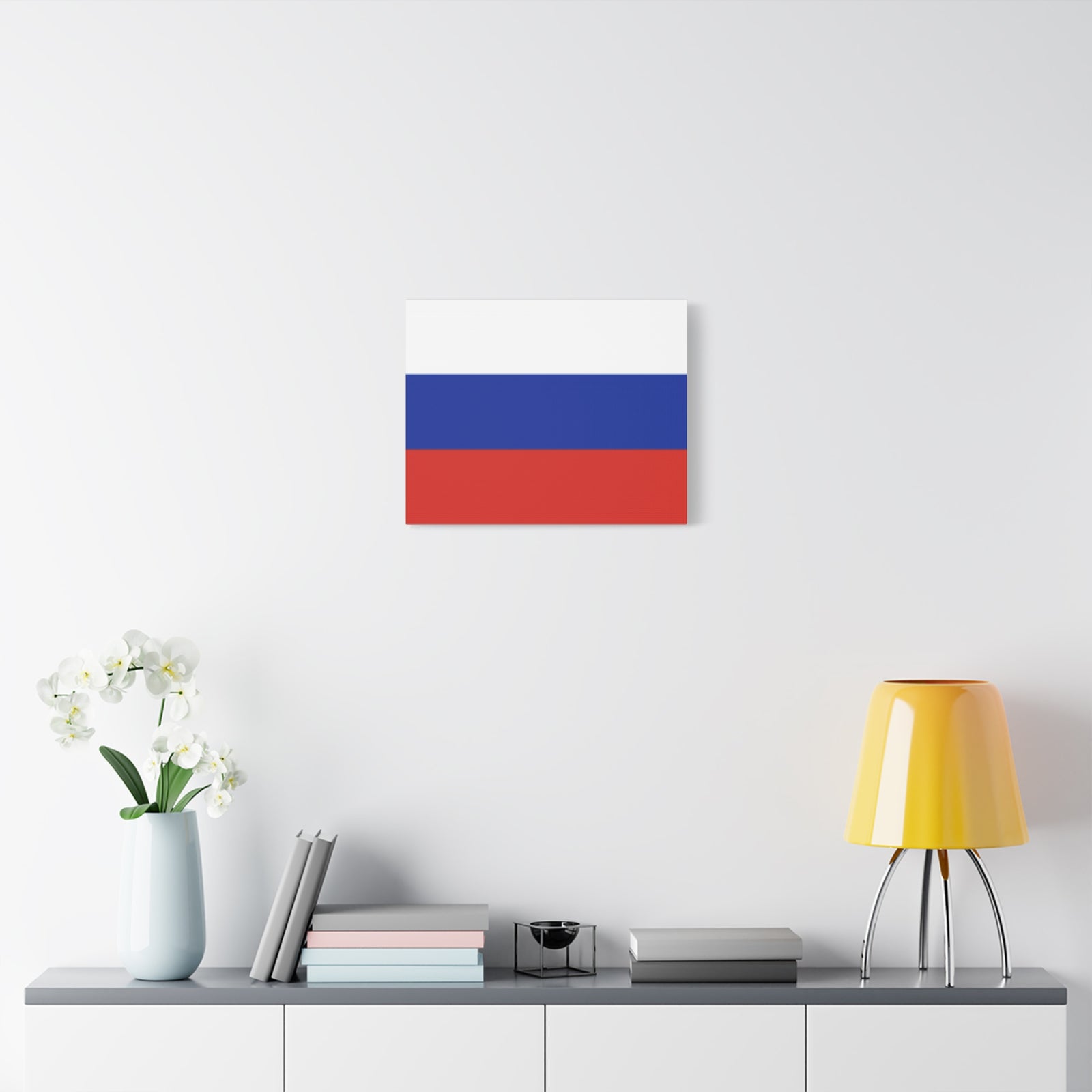 Russia Country Flag Canvas Vibrant Wall Art Unframed Home Decor-Express Your Love Gifts