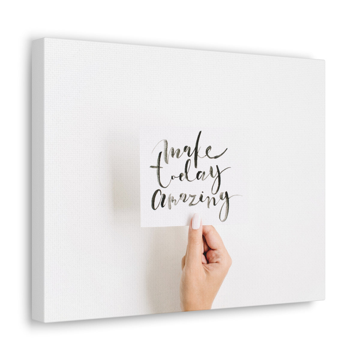 Inspirational Quote Canvas Make Today Amazing Motivational Print Ready to Hang Artwork-Express Your Love Gifts
