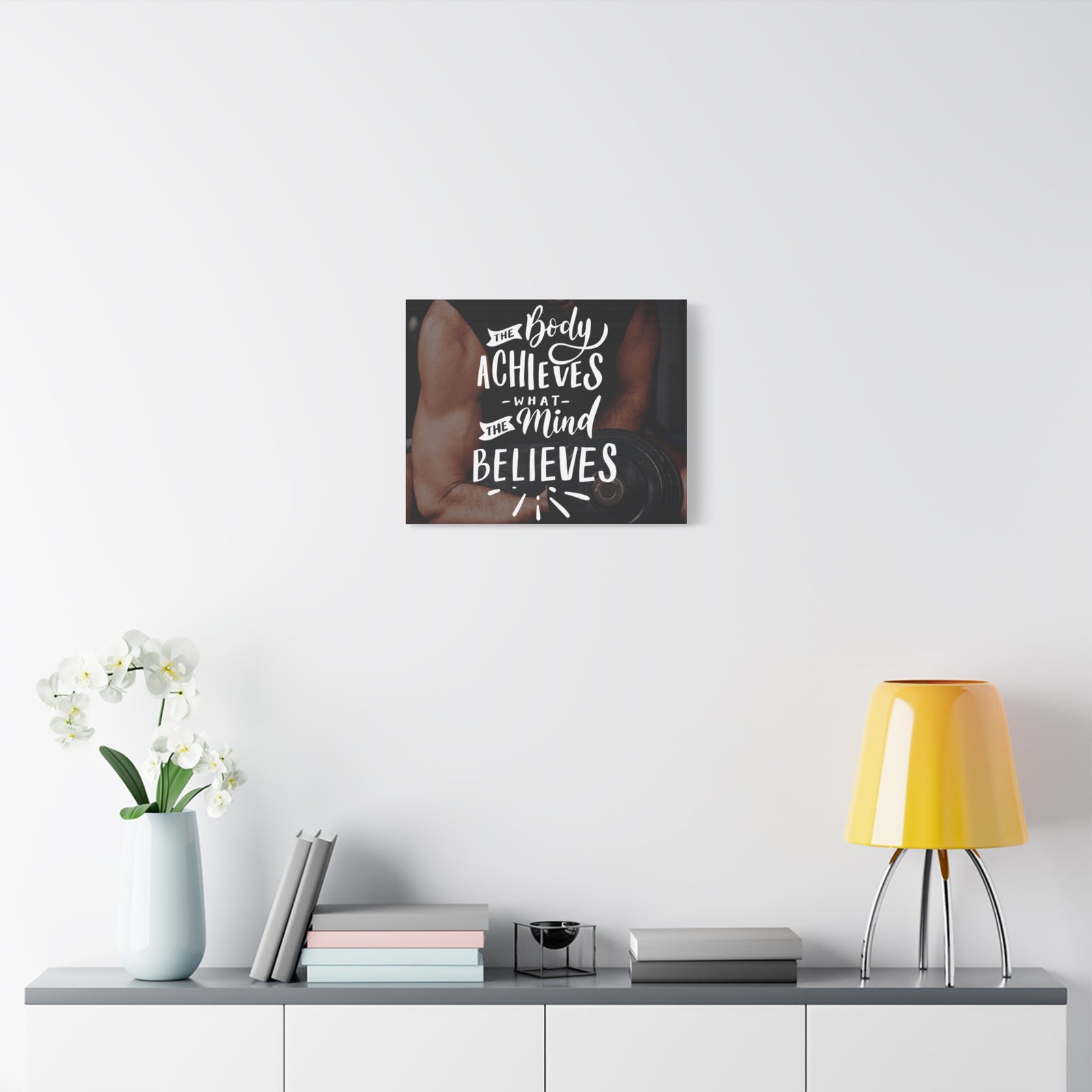 Inspirational Quote Canvas Achieve Wall Art Motivational Motto Inspiring Prints Artwork Decor Ready to Hang-Express Your Love Gifts