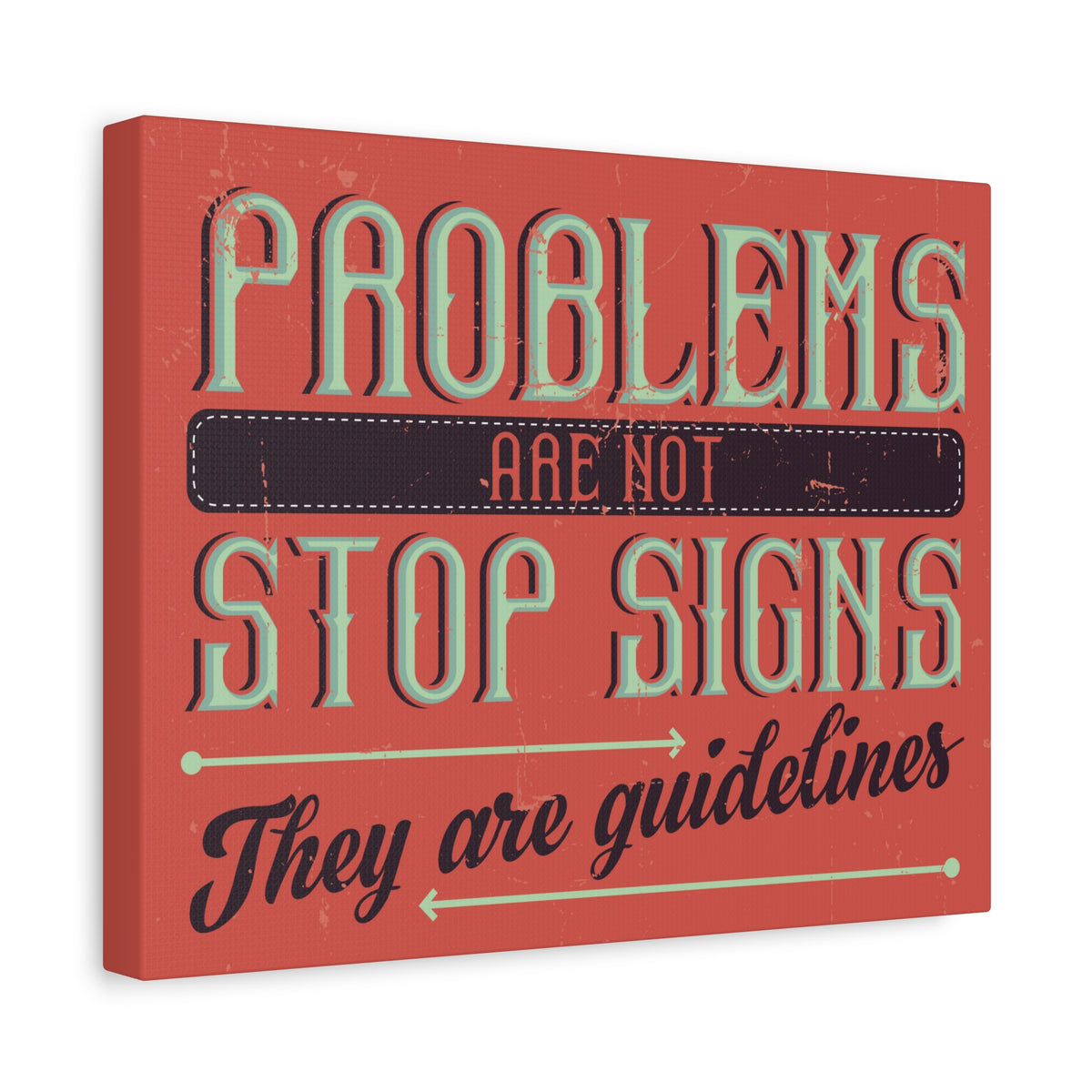 Inspirational Quote Canvas Guidelines Wall Art Motivational Motto Inspiring Prints Artwork Decor Ready to Hang-Express Your Love Gifts