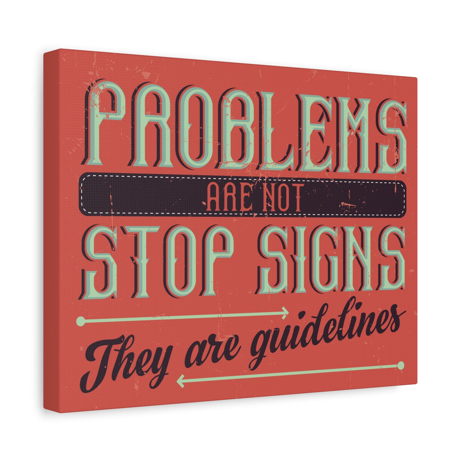 Inspirational Quote Canvas Guidelines Wall Art Motivational Motto Inspiring Prints Artwork Decor Ready to Hang-Express Your Love Gifts