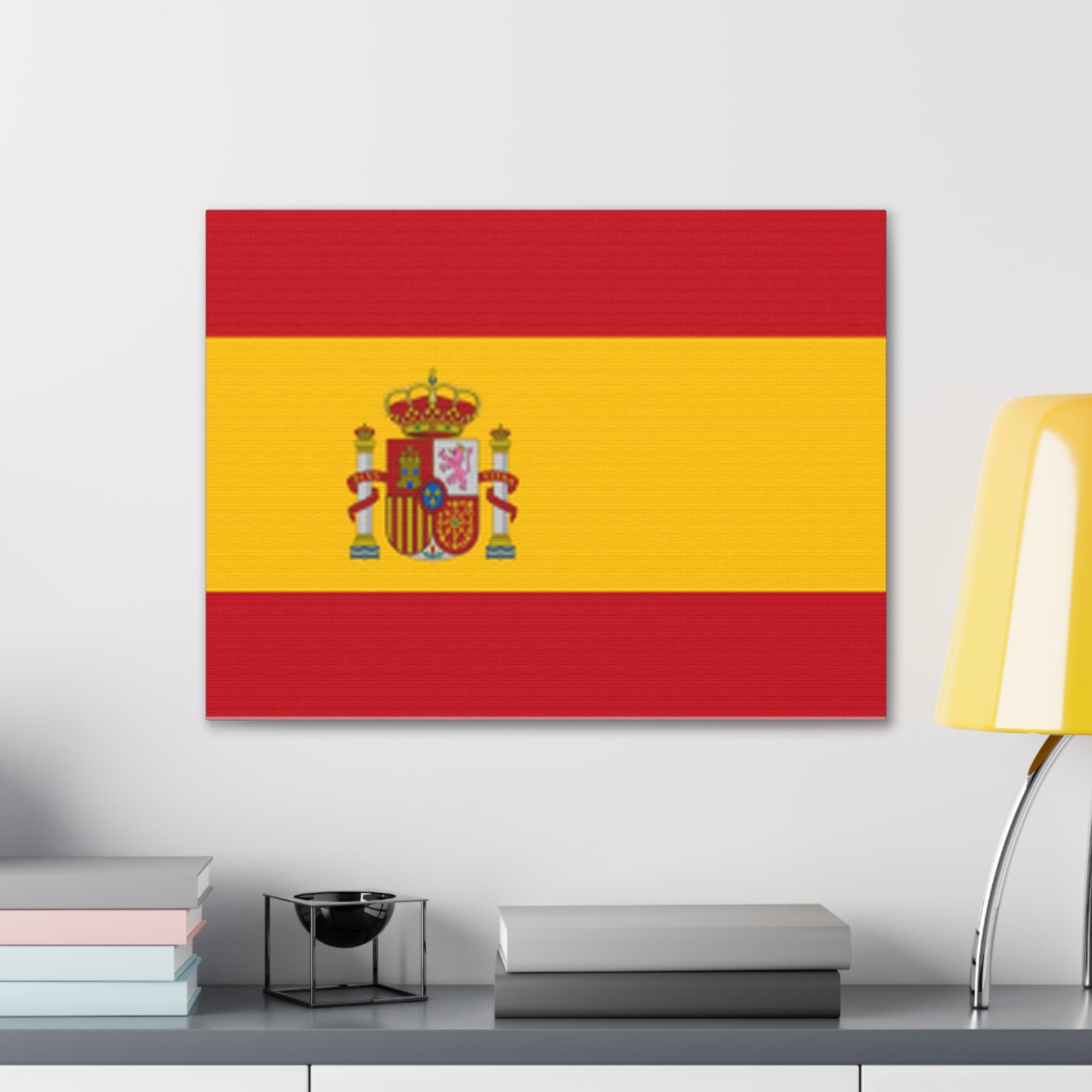 Spain Country Flag Canvas Vibrant Wall Art Unframed Home Decor-Express Your Love Gifts