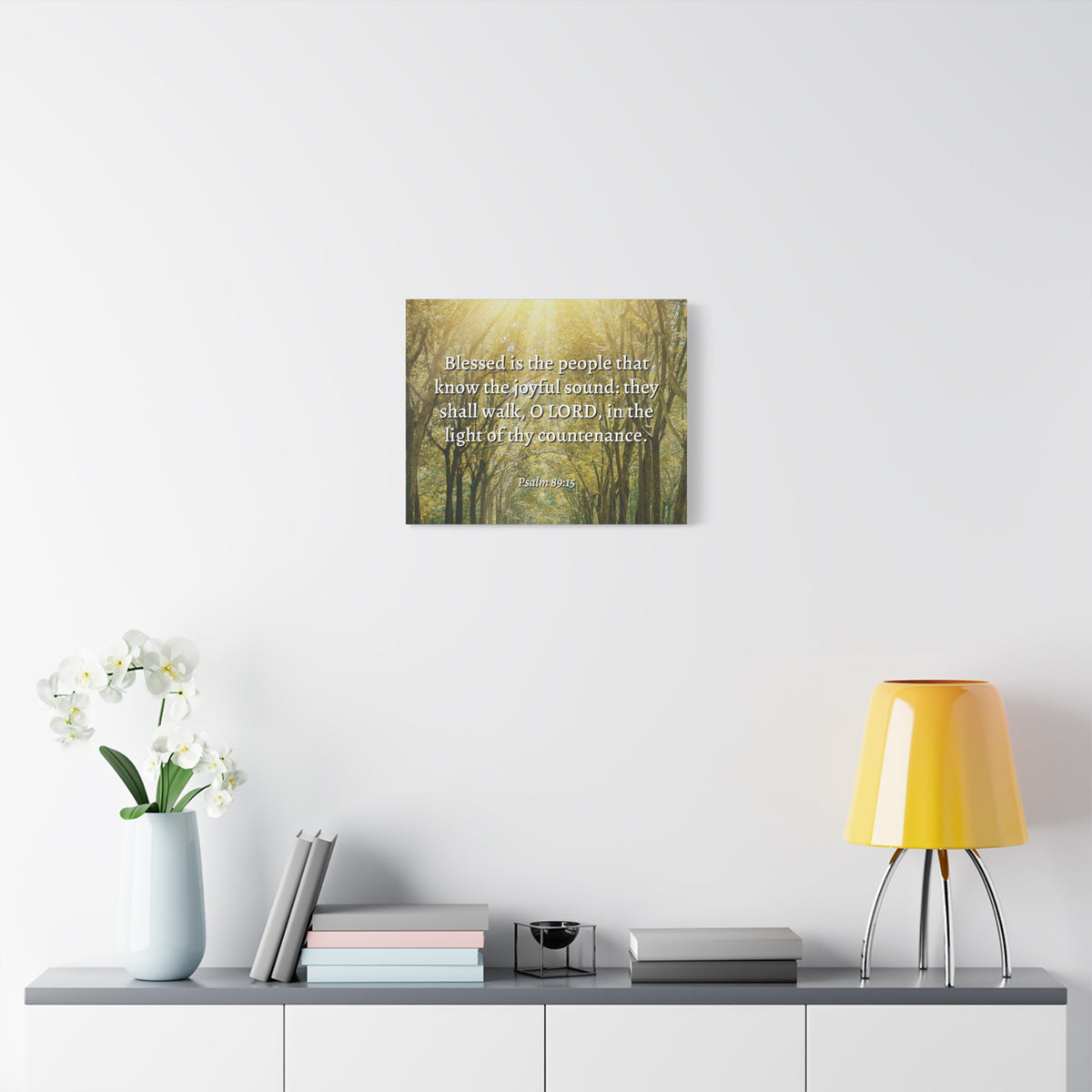 Scripture Walls Joyful Sound Psalm 89:15 Bible Verse Canvas Christian Wall Art Ready to Hang-Express Your Love Gifts