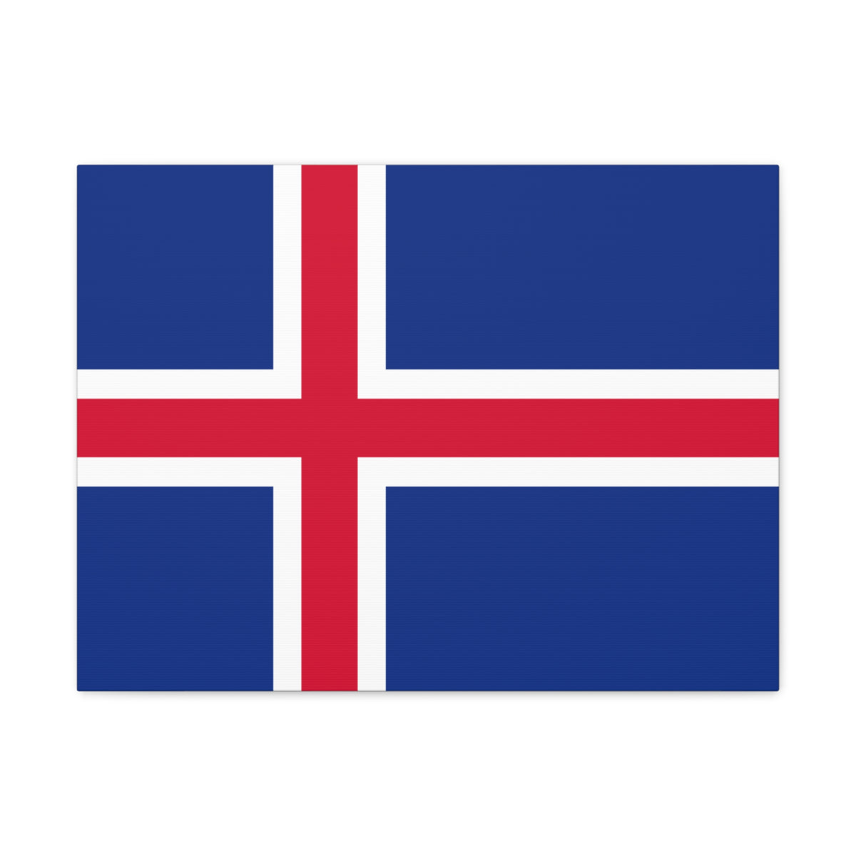 Iceland Country Flag Canvas Vibrant Wall Art Unframed Home Decor-Express Your Love Gifts