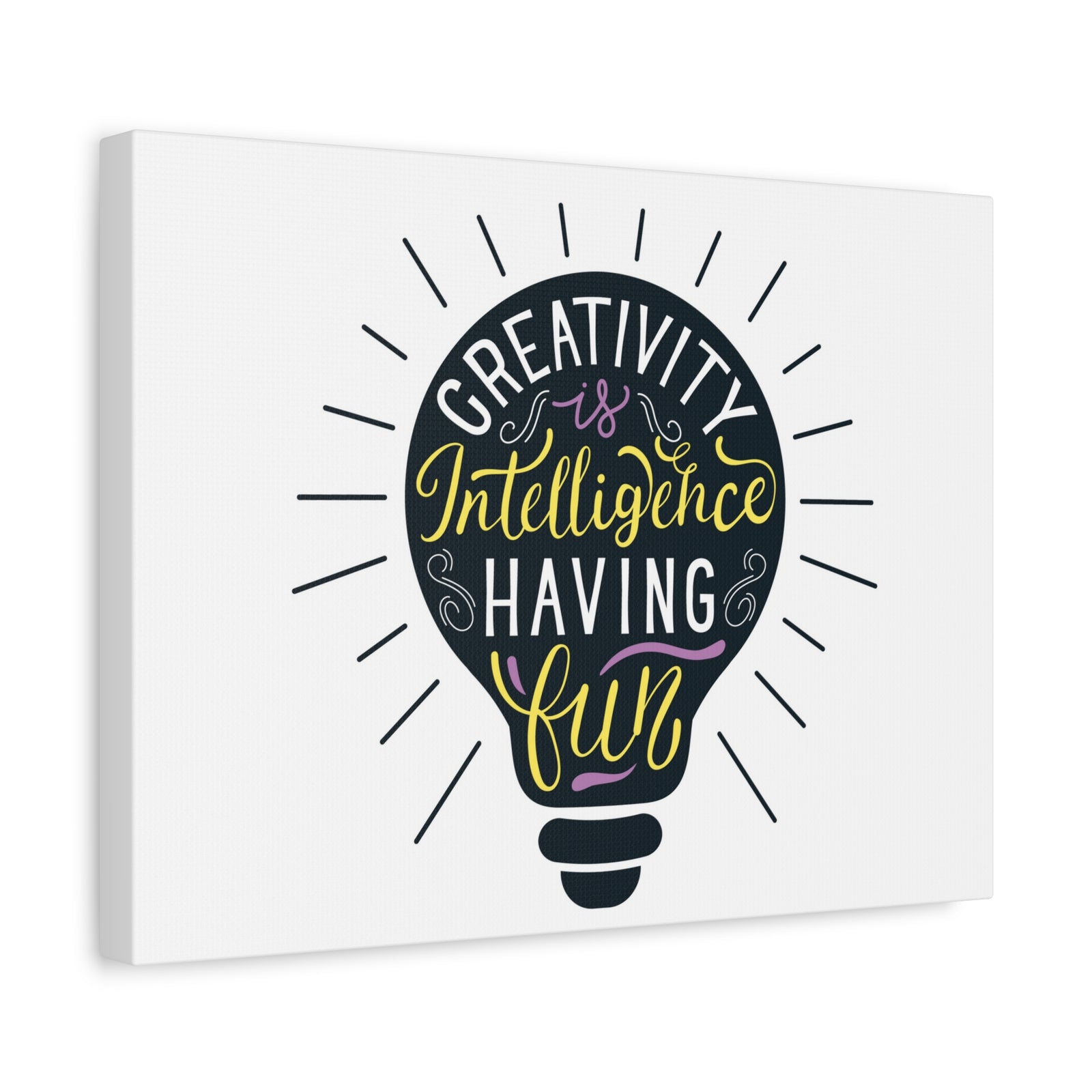 Inspirational Quote Canvas Creativity Wall Art Motivational Motto Inspiring Prints Artwork Decor Ready to Hang-Express Your Love Gifts