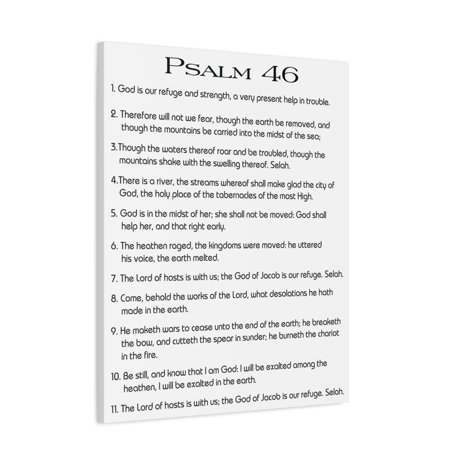 Scripture Walls Lord Reign In Me Psalm 46 Christian Wall Art Print Ready to Hang-Express Your Love Gifts