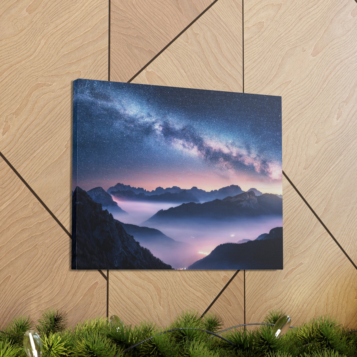 Nature Wilderness Night Sky Photography Canvas Wall Art for Home Decor Ready-to-Hang-Express Your Love Gifts