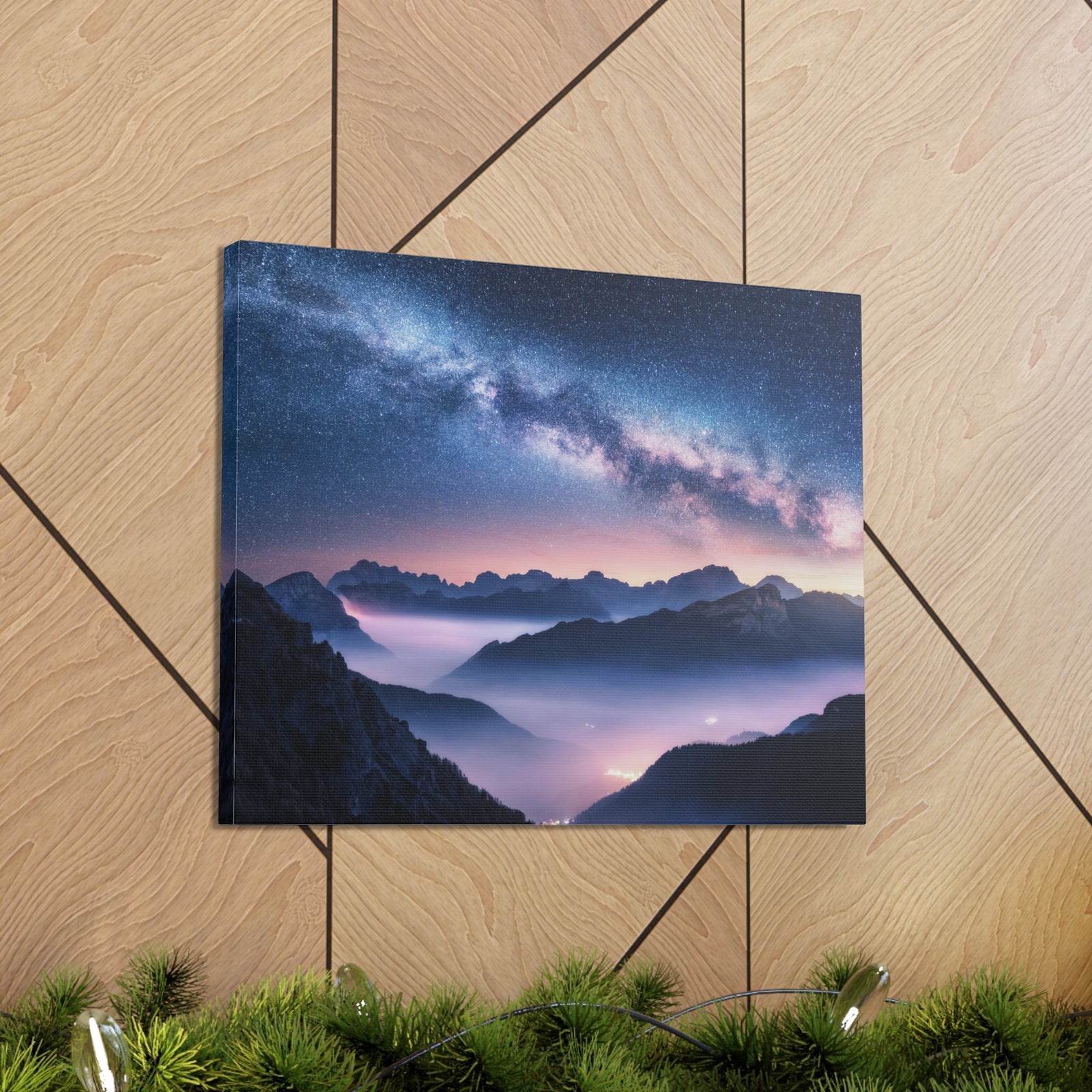 Nature Wilderness Night Sky Photography Canvas Wall Art for Home Decor Ready-to-Hang-Express Your Love Gifts
