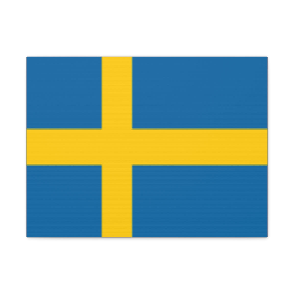 Sweden Country Flag Canvas Vibrant Wall Art Unframed Home Decor-Express Your Love Gifts