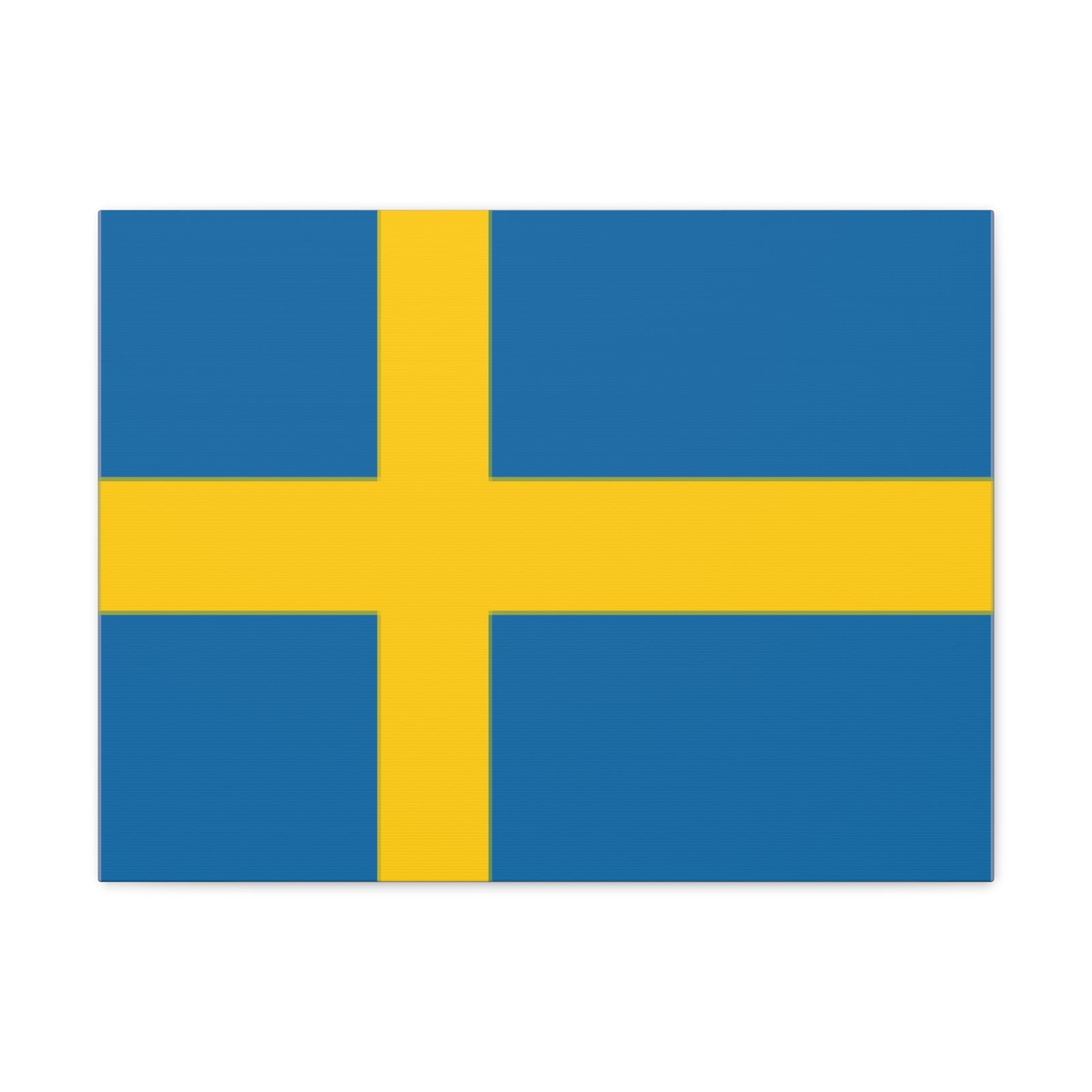 Sweden Country Flag Canvas Vibrant Wall Art Unframed Home Decor-Express Your Love Gifts