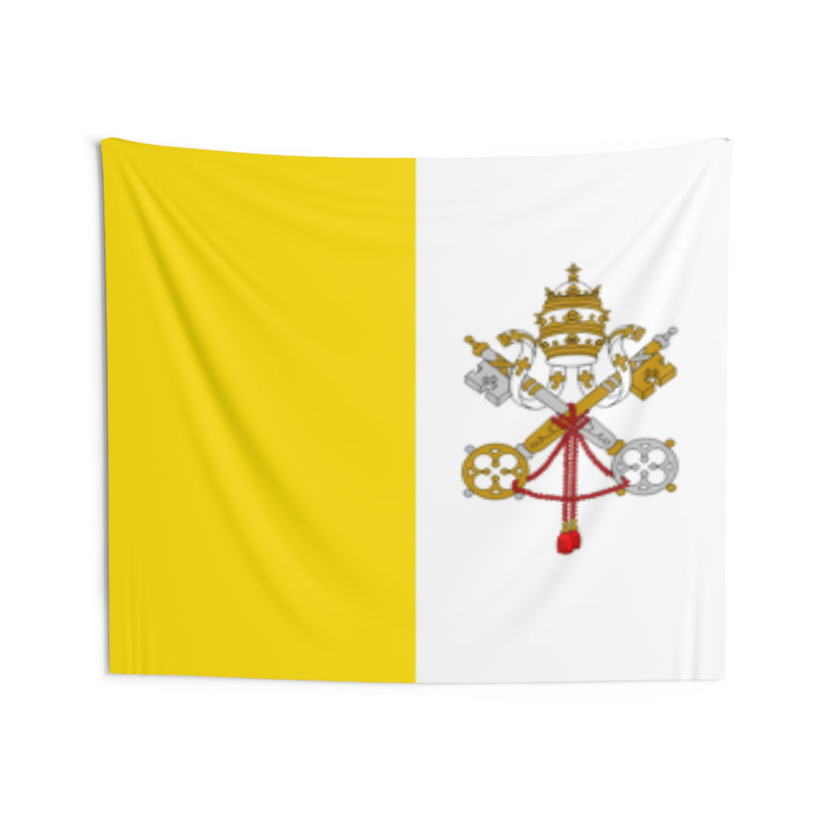 Vatican City Country Flag Wall Hanging Tapestry-Express Your Love Gifts