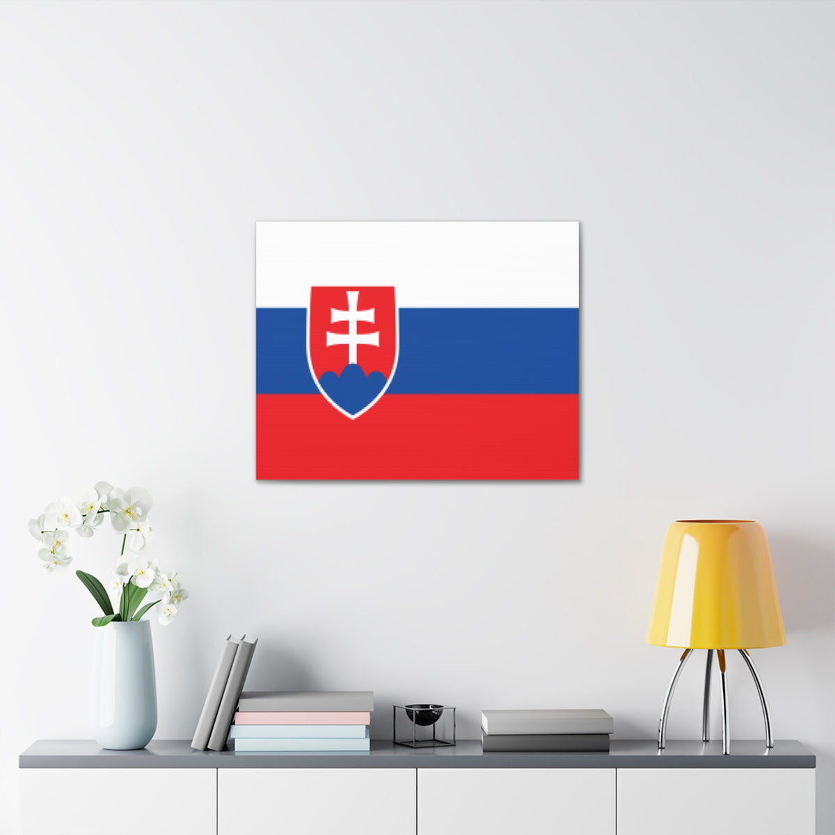 Slovakia Country Flag Canvas Vibrant Wall Art Unframed Home Decor-Express Your Love Gifts