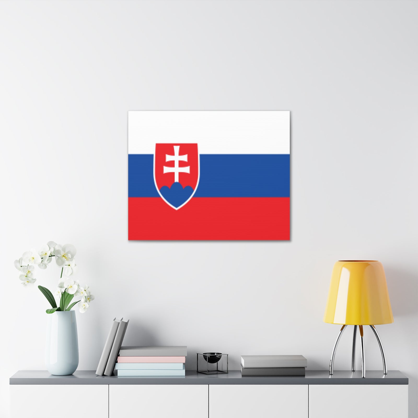 Slovakia Country Flag Canvas Vibrant Wall Art Unframed Home Decor-Express Your Love Gifts