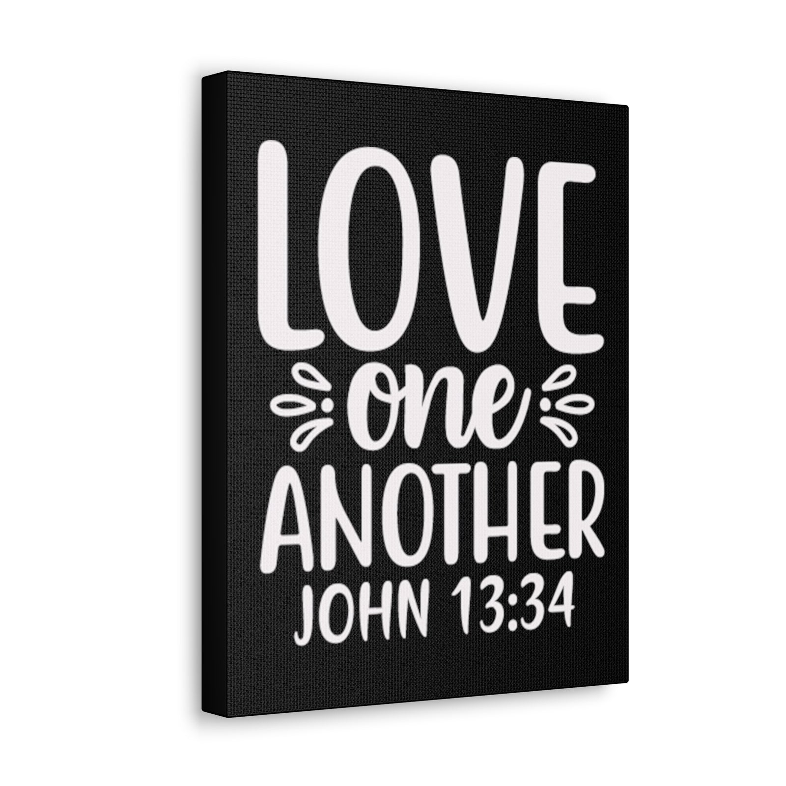 Scripture Walls John 13:34 Love One Another Bible Verse Canvas Christian Wall Art Ready to Hang Unframed-Express Your Love Gifts