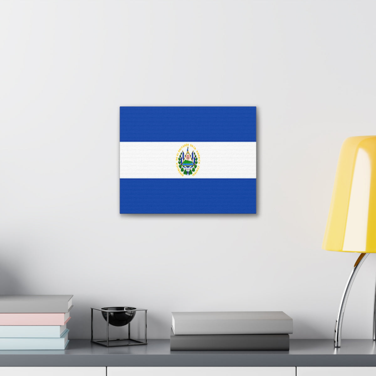 El Salvador Country Flag Canvas Vibrant Wall Art Unframed Home Decor-Express Your Love Gifts
