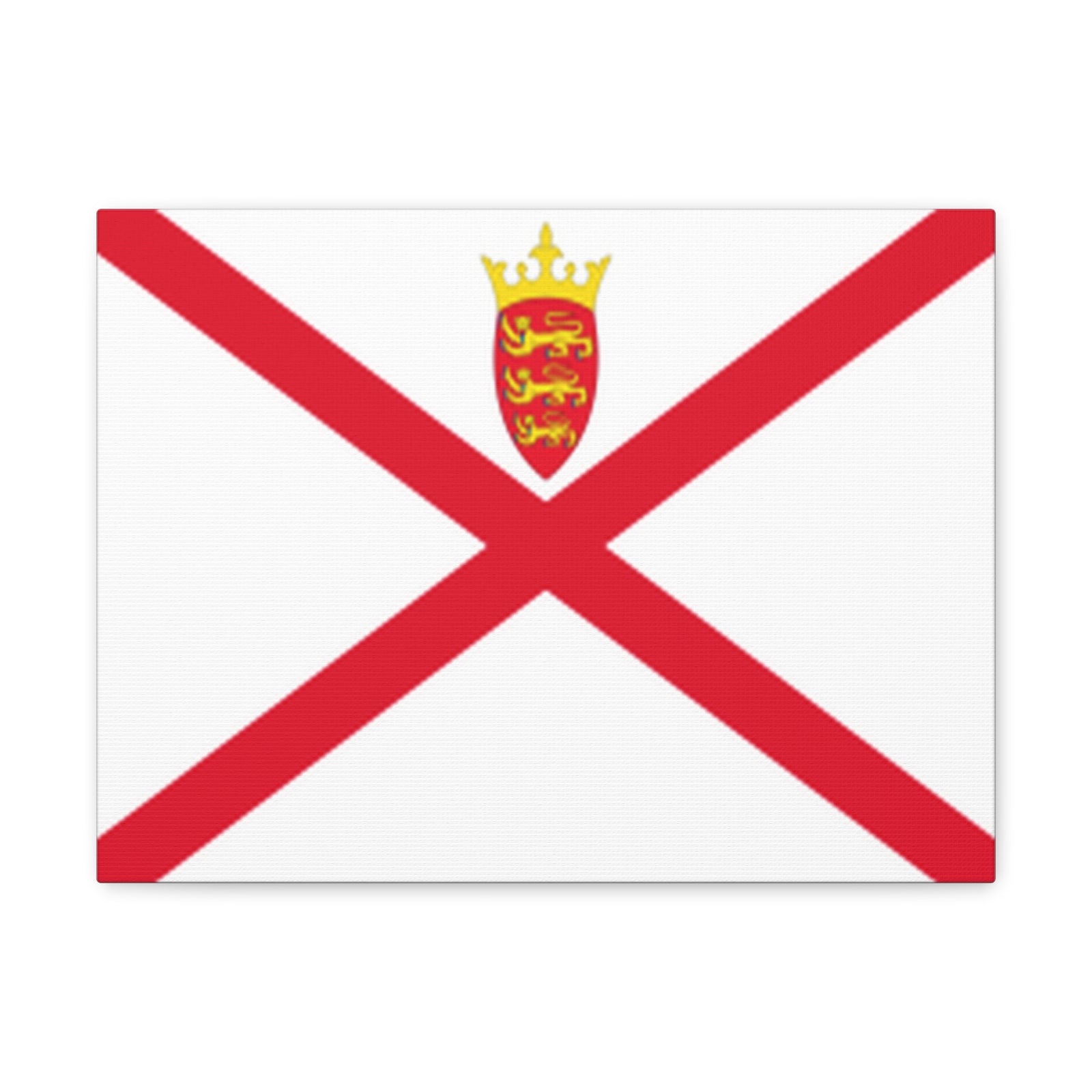 Jersey Country Flag Canvas Vibrant Wall Art Unframed Home Decor-Express Your Love Gifts