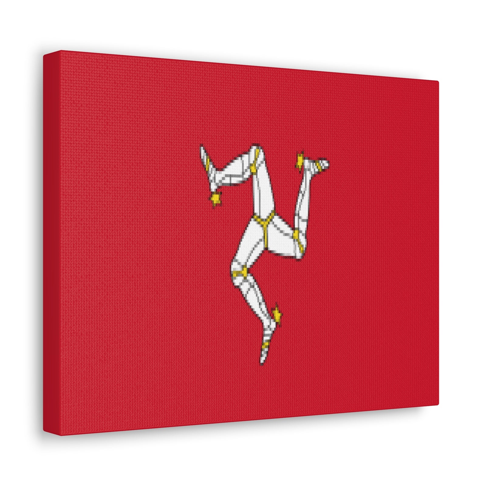 Isle of Man Country Flag Canvas Vibrant Wall Art Unframed Home Decor-Express Your Love Gifts