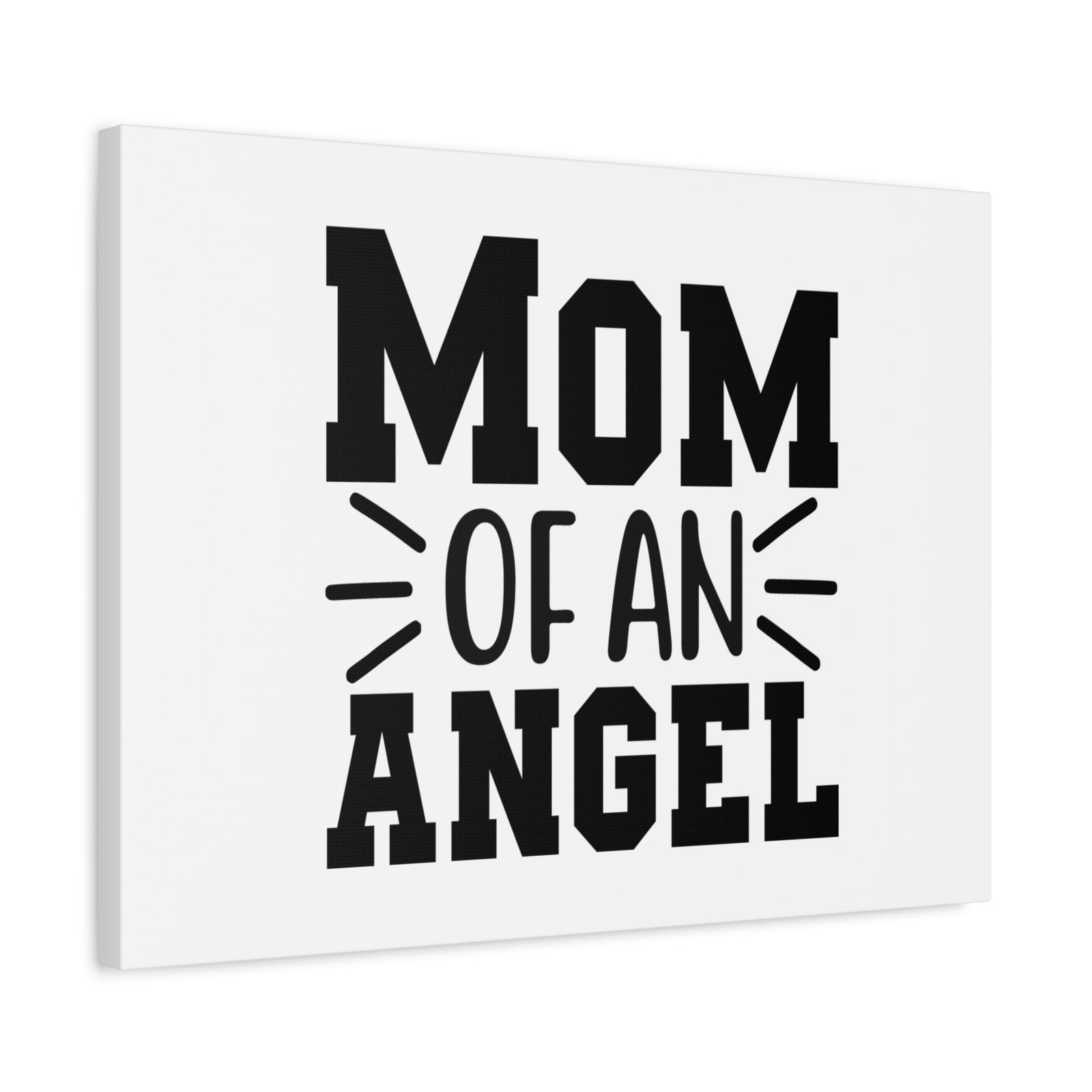 Scripture Canvas Mom Of An Angel Psalm 127:3 Christian Wall Art Bible Verse Print Ready to Hang-Express Your Love Gifts