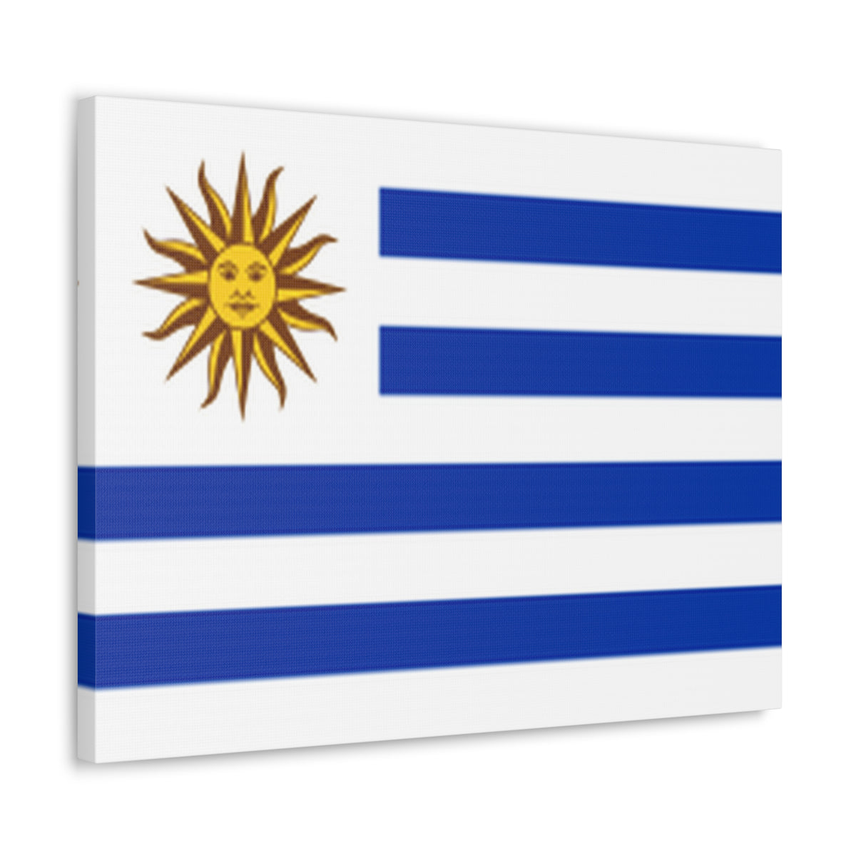 Uruguay Country Flag Canvas Vibrant Wall Art Unframed Home Decor-Express Your Love Gifts