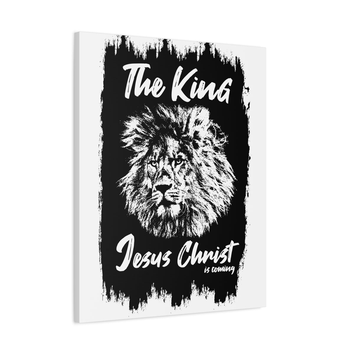 Scripture Walls King Jesus is Coming Bible Verse Canvas Christian Wall Art Ready to Hang Unframed-Express Your Love Gifts