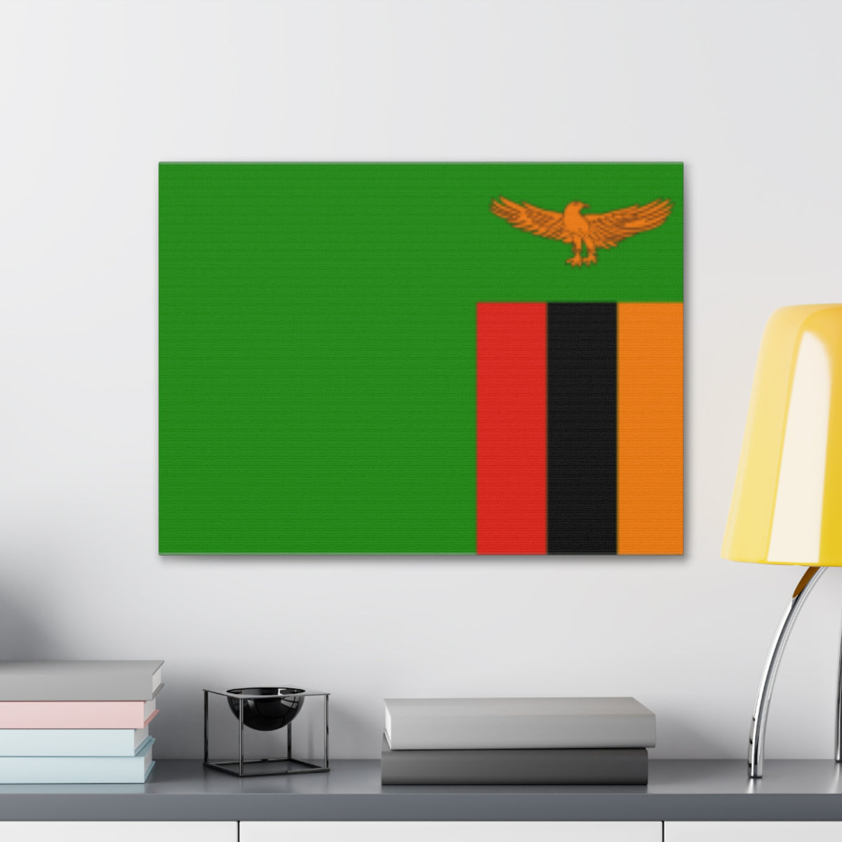 Zambia Country Flag Canvas Vibrant Wall Art Unframed Home Decor-Express Your Love Gifts
